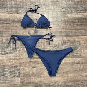 Women’s Triangle Bikini Set - Three Piece Size XL